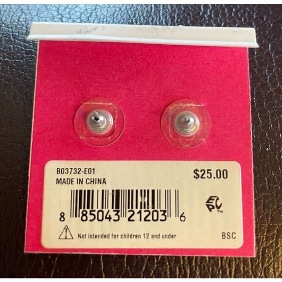 New Betsey Johnson Rhinestone Flowers Post Earrings Gift Idea Collectors - Picture 3 of 5